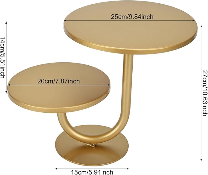 Cake Stand,Birthday Cake Stands,2-Tier Cupcake Stand,Cake Stands for Party Dessert Display
