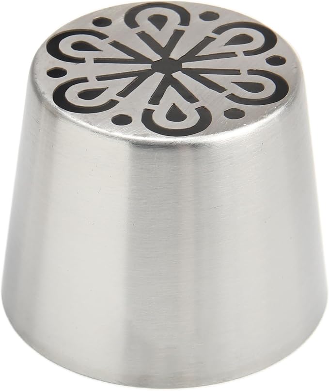Extra Large Russian Piping Tips - Stainless Steel Flower Nozzles Set for Cake Decorating, Rose & Floral Icing Tips for Cupcakes, Cookies Professional Baking Tools (XXL, Style 61)