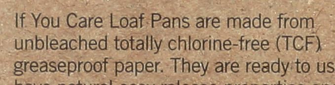IF YOU CARE FSC Certified Paper Loaf Baking Pans, 4-count