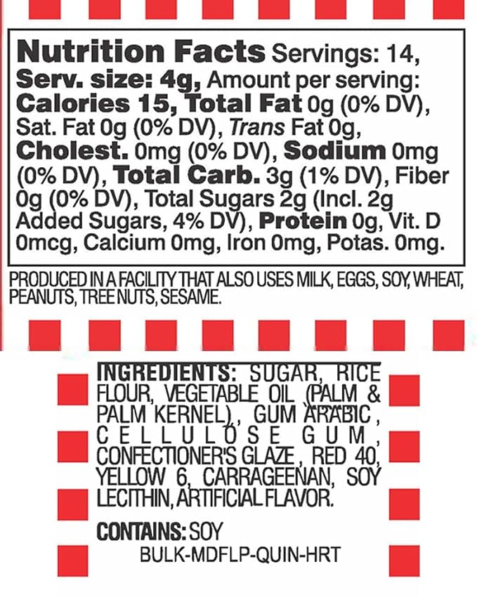 Red Hearts Sprinkles 2 oz, Sprinkles For Cake Decorating, Baking, Ice Cream & More, The Hampton Candy Company