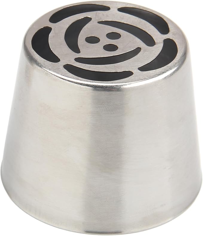 Extra Large Russian Piping Tips - Stainless Steel Flower Nozzles Set for Cake Decorating, Rose & Floral Icing Tips for Cupcakes, Cookies Professional Baking Tools (XXL, Style 91)