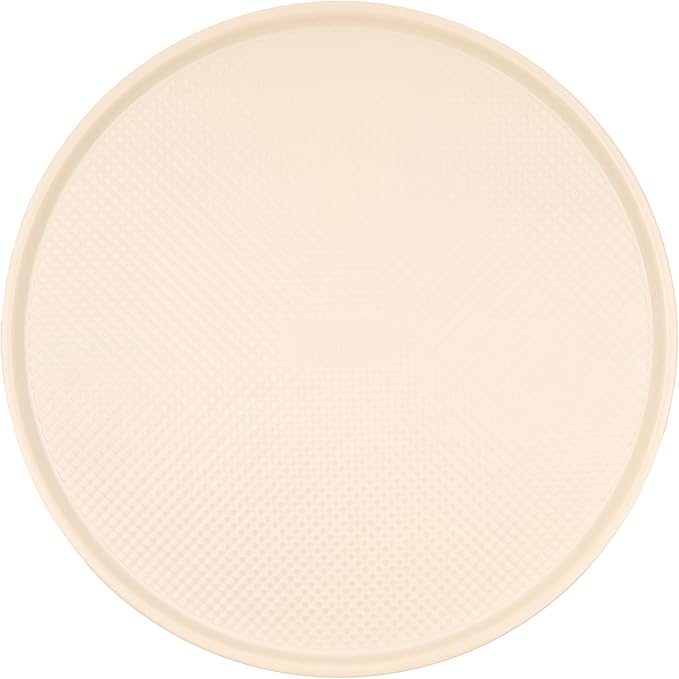 David Burke 14" Pizza Pan – Made from Carbon Steel with AirFlow Baking Technology, Oven Safe, PFTE & PFOA Free, Durable & Easy to Clean – Cream