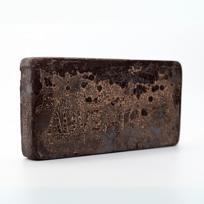 Ceremonial Grade Cacao Block – 100% Pure Cacao Paste, High-Amazon Basin Peru, Unsweetened Vegan Drinking Chocolate for Rituals & Meditation, 8 oz