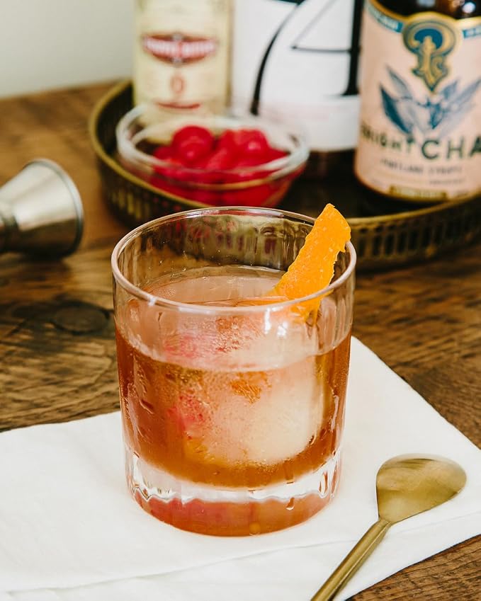 Portland Syrups Bright Chai Syrup - For Coffee, Cocktails, Mocktails & Sodas - Premium Concentrate - Orange Pekoe Tea, Ginger, Cinnamon & Cardamom - Rich Chai Flavor - 12 oz, 24 Servings (Pack of 2)