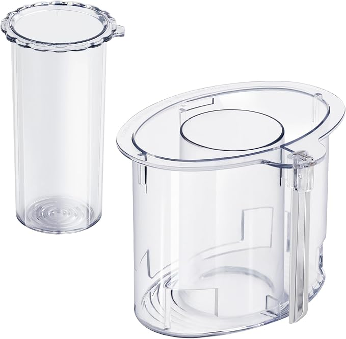 14-cup Large Pusher DLC-2014PT1 and Small Pusher DLC-2014SPT1-1, Compatible 4 Locking Tabs DLC-005AGTXT1 Bowl and DFP-14NWBCT1X Cover, Food Processor Parts Replacement Fits DFP-14 DLC-2014