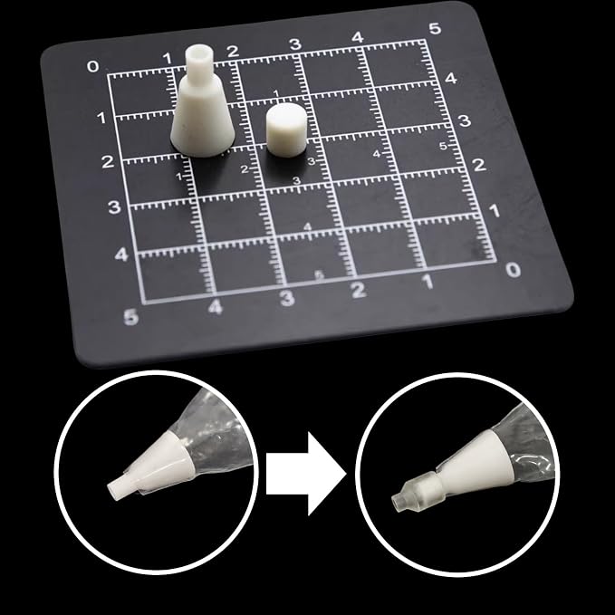 3Pcs Mini Adapter for Tiny Cake Piping Tool for Mini Polymer Clay Dollhouse Cake Modeling Tips Crafts for DIY Mini Fairy Garden Dollhouse Cake Decoration Display Decor(No Tips)