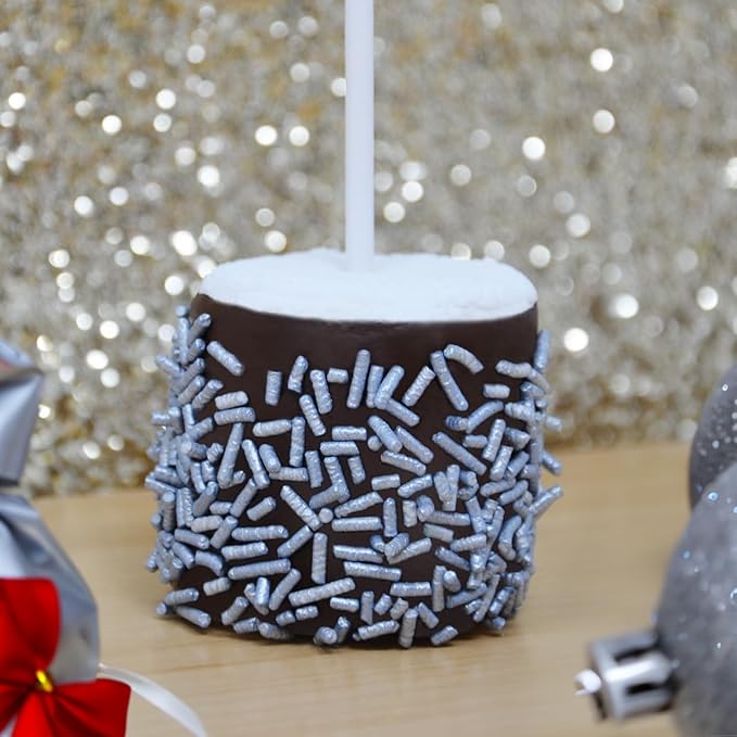 Mystic Sprinkles 4 Cell Sprinkle Assortments (A Classic Christmas in Silver, Midi)