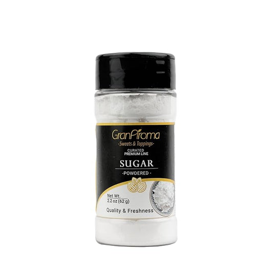 GranAroma Powdered Sugar, Fine Powder, Baking & Frosting, Confectioner's Sugar (2.2 Ounce)