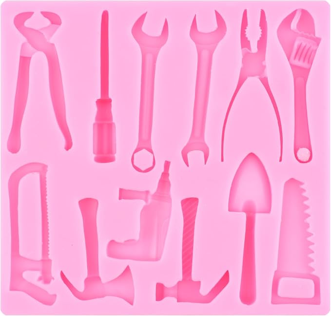 Construction Tools Silicone Molds Hand Tools Chocolate Fondant Mold For Cake Decoration Cupcake Topper Candy Paste Gum Polymer Clay