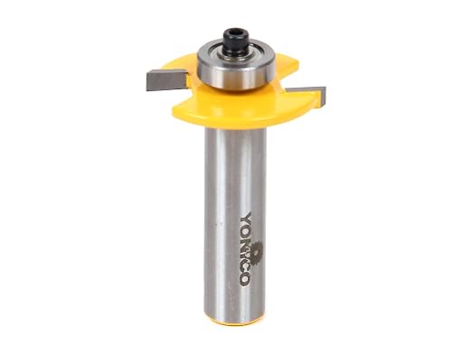 YONICO Biscuit Cutter Joint Slot Router Bit #10 1/2-Inch Shank 14183