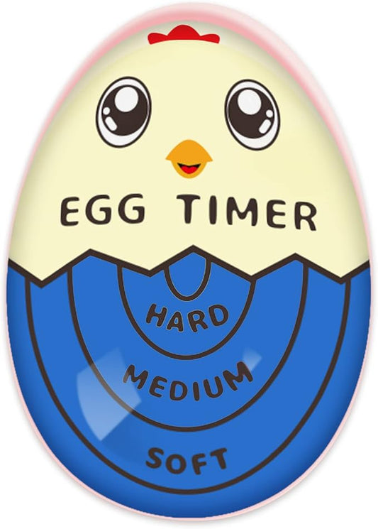 Lasubst Egg Timer for Boiling Eggs that Changes Color When Done, Blue