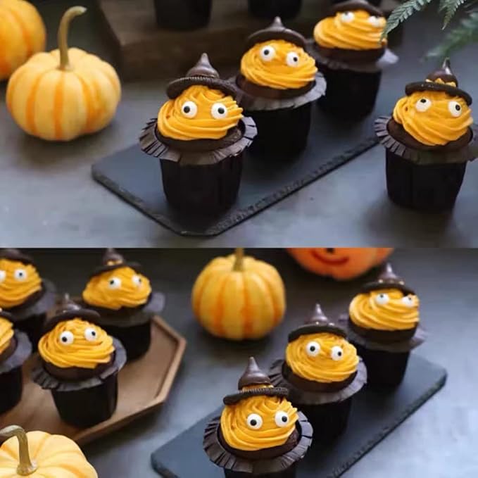 1 Bottle Candy Eyes Eyeballs - Cake Cupcake Toppers - Edible Baking Decorations for Cupcakes, Cakes, Cookies - Halloween, Christmas, Easter, and Edible Art Project Candy78g/2.75oz