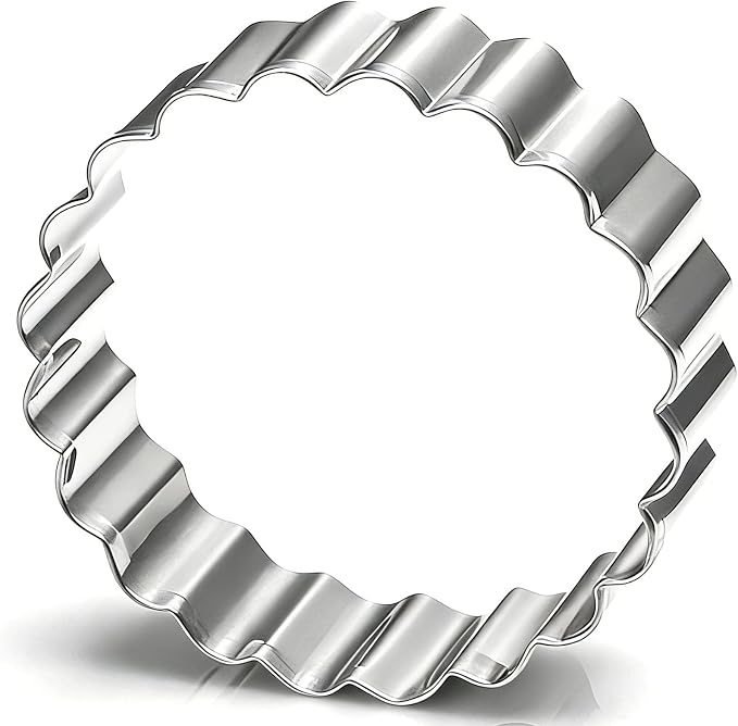 Fluted Round Circle Cookie Cutter