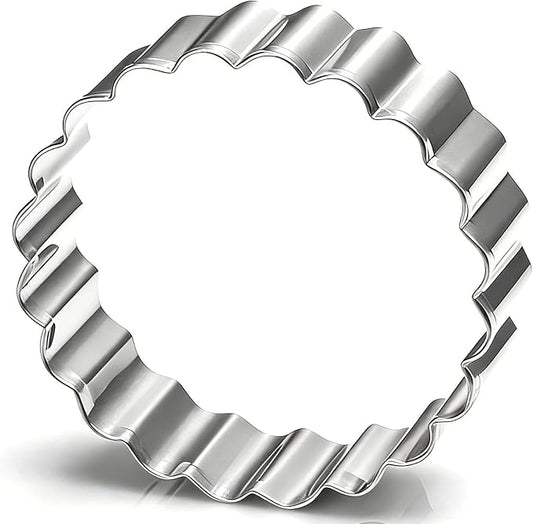 Fluted Round Circle Cookie Cutter
