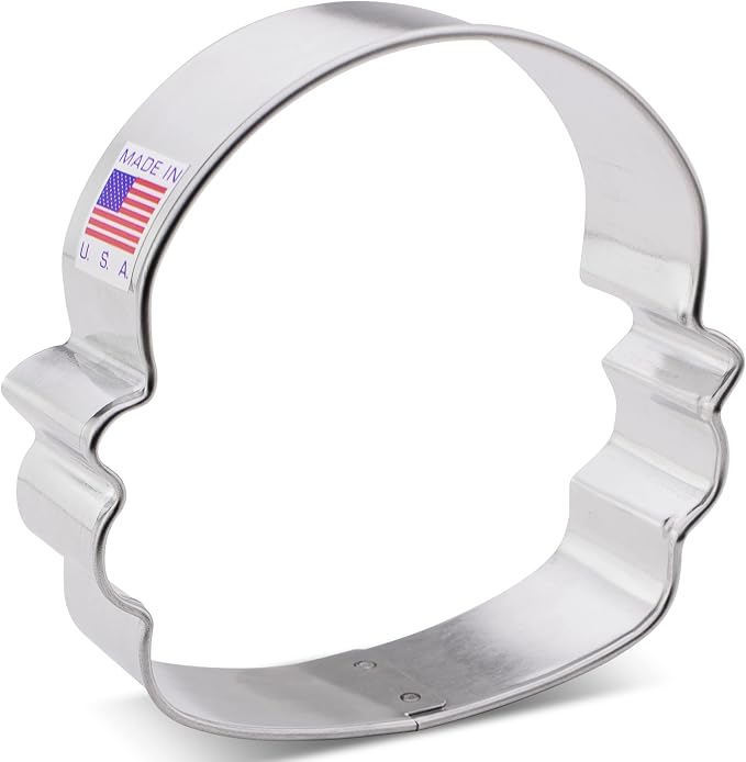 Ann Clark Hamburger Cookie Cutter, 3-3/4" Made in USA