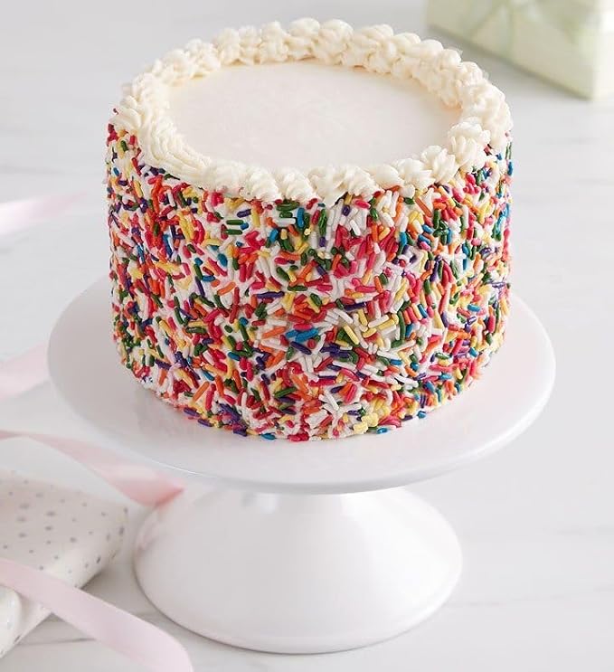 Edible Colorful Jimmies Sugar Sprinkles for Cake Decorating, Baking, Ice Cream, Cookies, Cupcake Topper Decorations,4.23