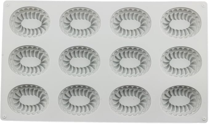12 Cavity Braided Donut Silicone Candy Molds Wreath Chocolate Mold For Candy Chocolate Cake Decoration