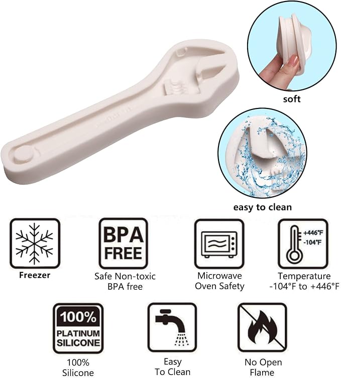 Hand Tools Chocolate Silicone Molds, 3 Packs Large Hammer Wrenches Pliers Construction Tools Baking Molds, 3D Fondant Molds for Cake Decoration Candy Sugar Craft Gum Paste Clay