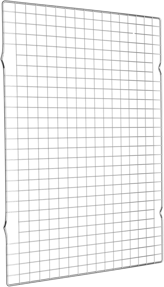 Cooling Rack for Baking, 16x10 Inches Baking Rack, Thick Wire Cookie Rack for Cooking, Roasting, Grilling, Drying, Oven Safe, Fits Half Sheet Pan