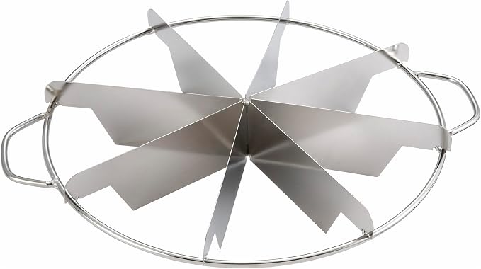 Winco 8-Cut Stainless Steel Pie Cutters Medium
