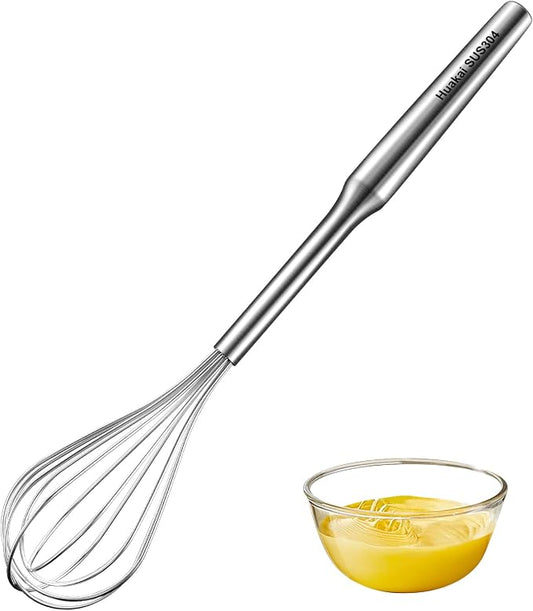 Stainless Steel Small Whisk, 10-Inch | For Cooking, Cheese, Coffee, Flour, Eggs。which works great for cups and small containers