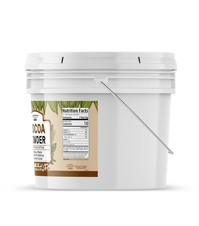 Unpretentious Crushed Peppermint, Marshmallow Bits, & Dutch Cocoa Powder Bundle, Various Sizes, Baking & Cooking