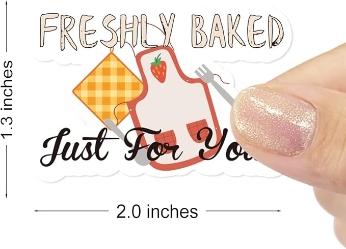 Fresh Baked Bread Stickers,Thank You Sticker for Baked Goods 500 PCS