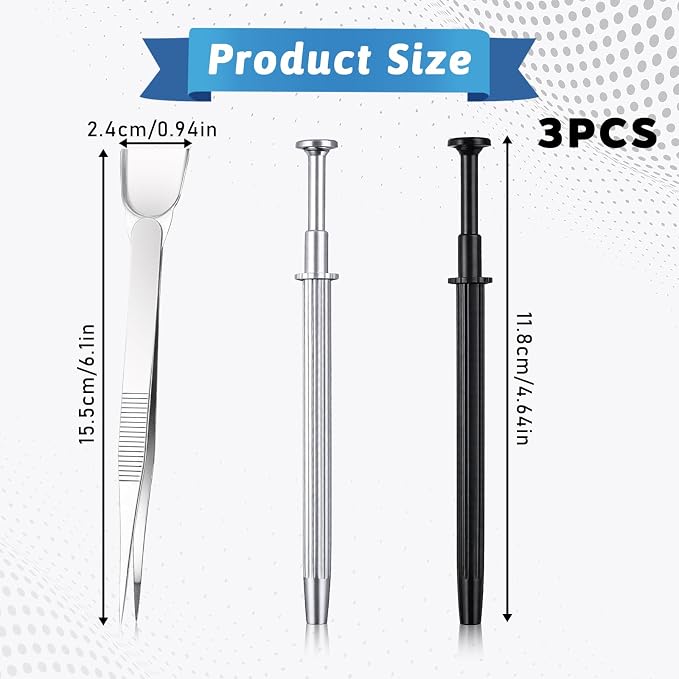 Cake Tweezers for Decorating Tools Sprinkle Tweezers for Cake Decorating Tools Tweezer Scoop Sprinkles Grabber Tool Bead Scooper Tweezer for Jewelry Diamond Scoop