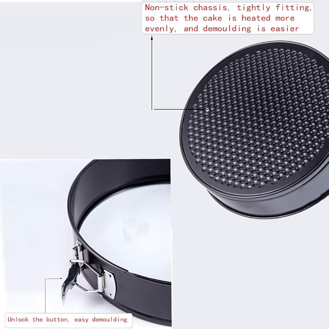11 Inch Springform Pan Cheese cake Leakproof Pan, Nonstick Bakeware for Instant Pot Accessories and Pressure Cooker