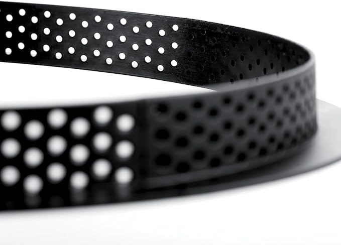 Silikomart "Tarte Ring 250" Heat-Resistant Perforated Plastic Cutting Ring 9.84 Inch Diameter (1 Each)
