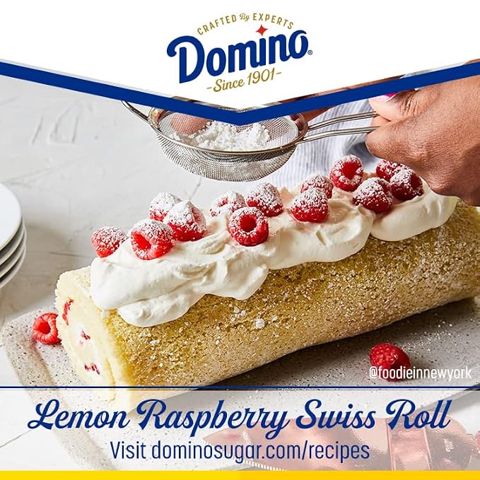Domino® Powdered Sugar, Premium Cane Confectioners 10X, 2 lb Bag (Pack of 2) – Ultra‑Fine, Smooth Texture for Frosting, Icing & Baking - Includes Bonus Recipe Card