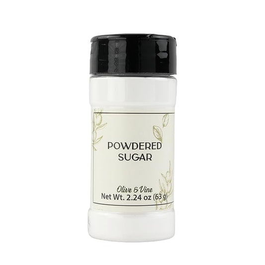 Olive & Vine Powdered Sugar, Sweet Flavor, For Baking & Desserts, Rich Tradition, Authentic Taste, For Global Recipes (2.24 Ounce)
