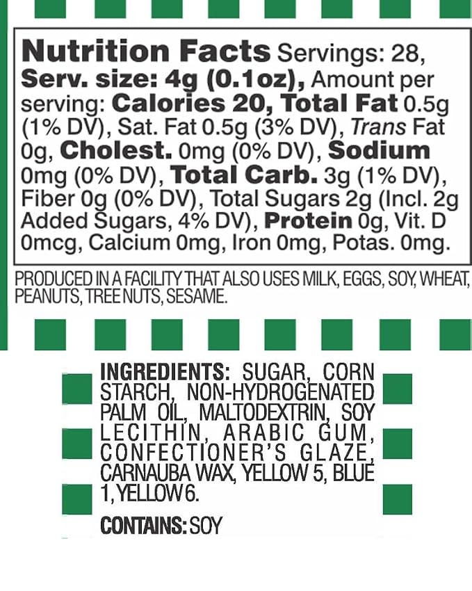 Bright Green Sprinkles Jimmies 4 oz, Sprinkles For Cake Decorating, Baking, Ice Cream & More, The Hampton Candy Company