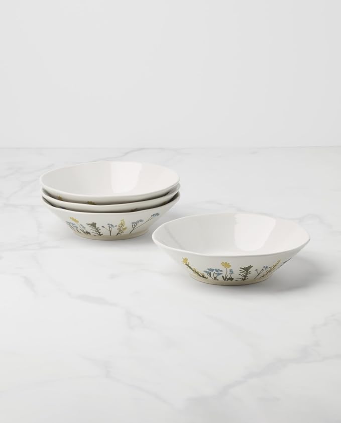 Lenox 898388 Wildflowers Pasta Bowls, Set Of 4