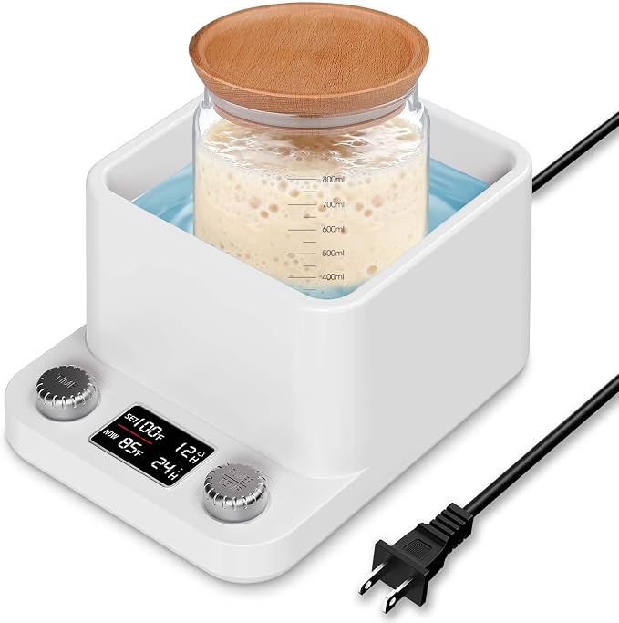 MYMULIKE Sourdough Starter Warmer for Sourdough and Kombucha Brewing - Waterproof Water Bath Heat Pad for Constant Temperature Control - Multi-Purpose Kitchen Warmer for Bread Proofing and Yogurt
