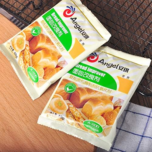 JTLB Bread Improver Dry Yeast Companion Bulking Agent for Kitchen Baking Supplies 50g (As Shown)
