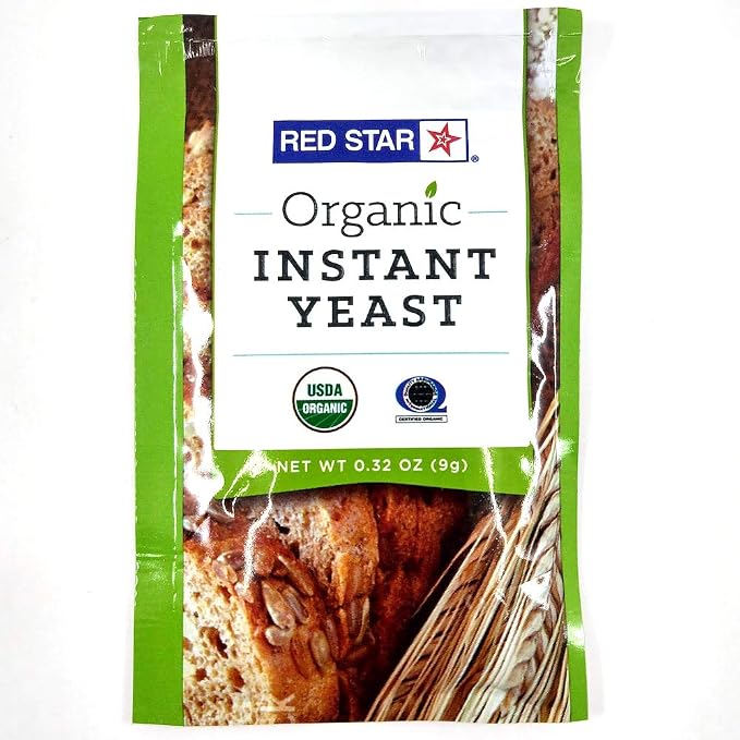 Lesaffre Red Star Organic Instant Yeast - 5 Packets