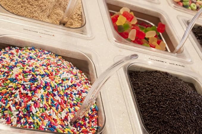 Bulk Rainbow Sprinkles – 6 lb Baking Topping – Ice Cream, Cake Decorating, Cookies, Cupcakes & Party Desserts