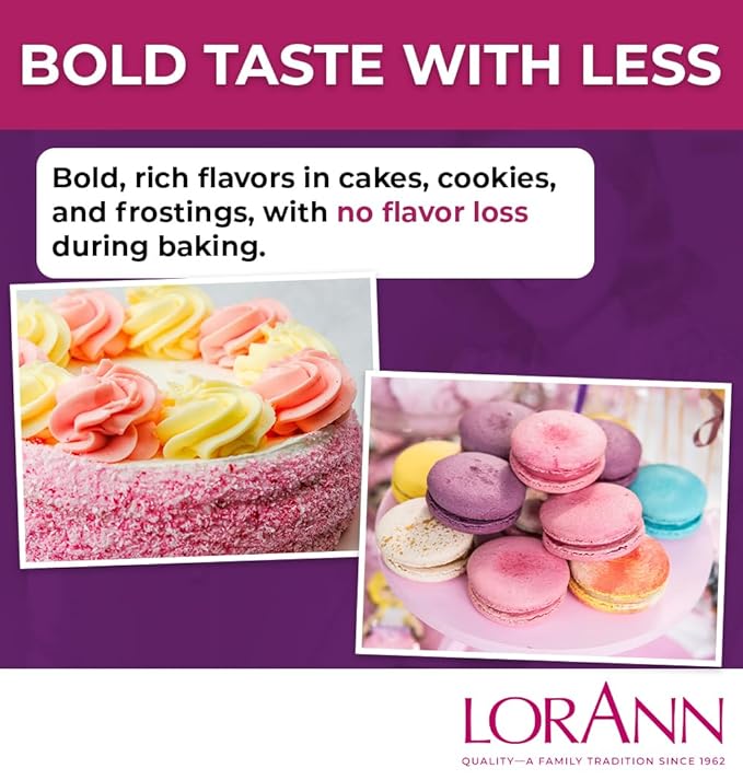 Lorann Oils Princess Cake and Cookie Bakery Emulsion: Regal Flavor Blend, Perfect for Enhancing Sweet, Cake-like Undertones in Baked Goods, Gluten-Free, Keto-Friendly, Unique Flavor Blend Essential