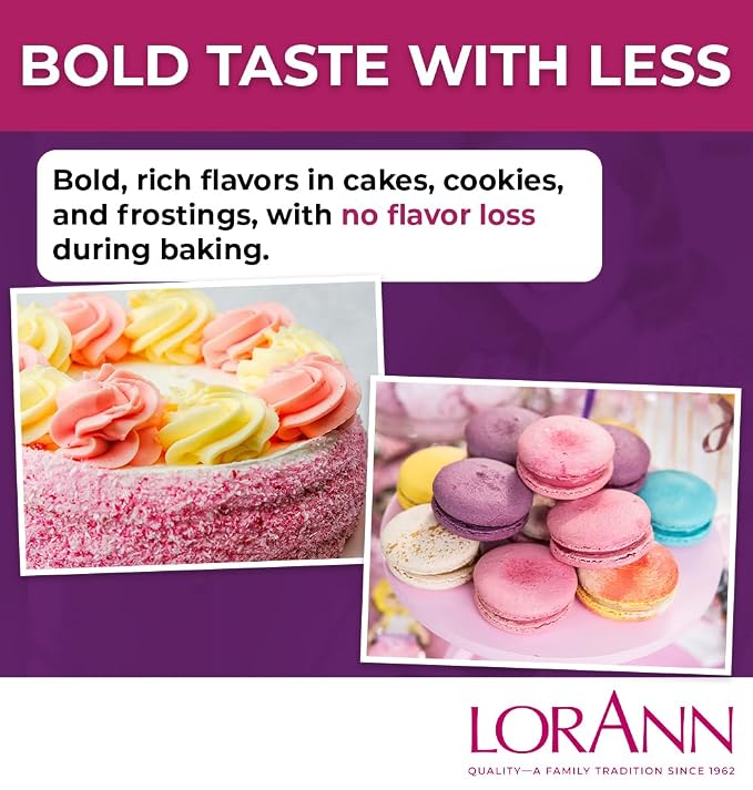 Lorann Oils Princess Cake and Cookie Bakery Emulsion: Regal Flavor Blend, Perfect for Enhancing Sweet, Cake-like Undertones in Baked Goods, Gluten-Free, Keto-Friendly, Unique Flavor Blend Essential