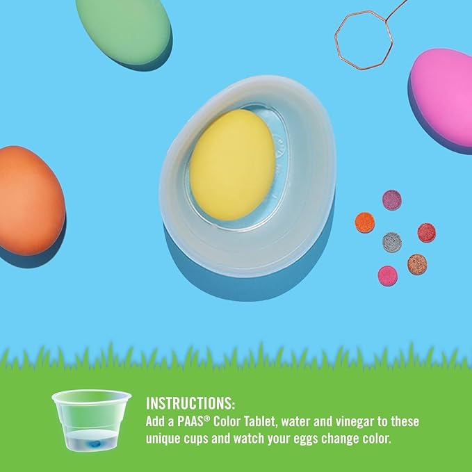 PAAS Color Cups Egg Decorating Kit - America's Favorite Easter Tradition