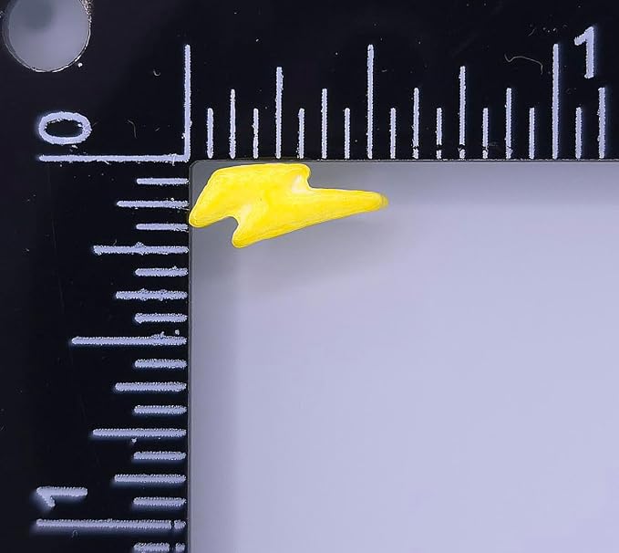NCS Thick Lightning Bolt Shaped Edible Sprinkles – Yellow Cupcake, Cake & Cookie Decorations, 7 oz