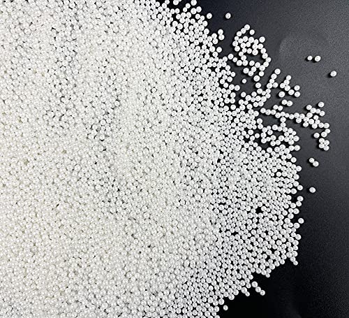 Sprinkles Pearl Sugar 2mm Candy 120g/ 4.2oz Baking Edible Cake Decorations Cupcake Toppers Cookie Decorating Ice Cream Toppings Celebrations Shaker Jar Wedding Shower Party Christmas Supplies (White)