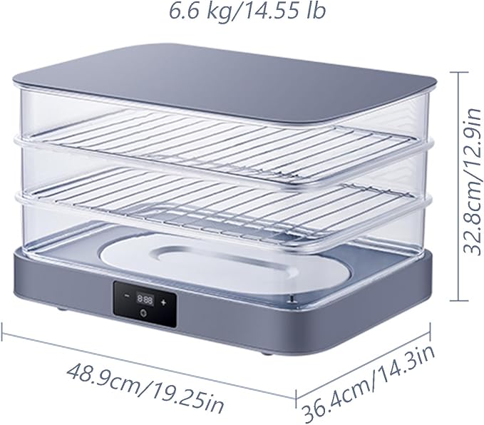 40L Bread Proofer,Dough Proofer Machine，Fermentation Box | Adjustable Temperature Timing Automatic Humidity Control Transparent Removable