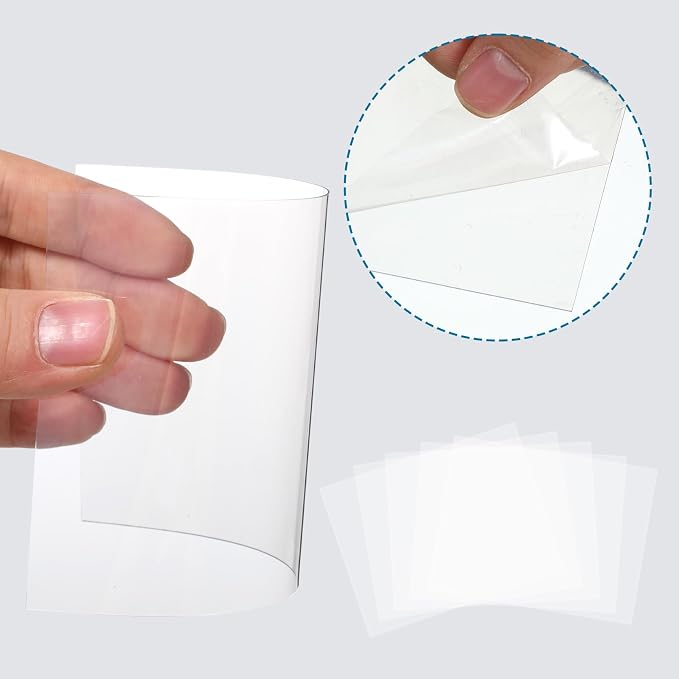 Xthrotsenk Transparent Cake Cream Scraper Plastic Cake Scraper 15 Pcs | Flexible Spatula Cakes Smoother for Icing Fondant Smoother Supplies Acrylic Cakes Scrapers DIY Baking Tool
