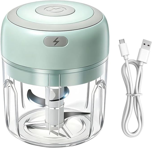 Electric Garlic Chopper, Cordless Convenience, 600mAh, Mini Portable Veggie Chopper, Portable Small Food Processor, Versatile Multi-Ingredient Design, For Garlic Onion Ginger Veggie