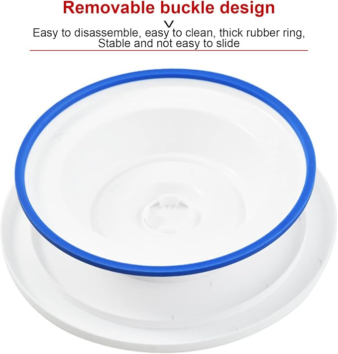 Cake Stand, 11 Inch Rotating Cake Turntable, Turns Smoothly Revolving Cake Spinner Stand,Cake Decorating Stand Plastic Cake Turntable Rotating Cake Base for Cake Frosting