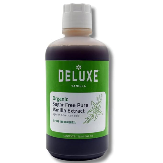Organic Sugar Free Pure Vanilla - 32 oz bottle