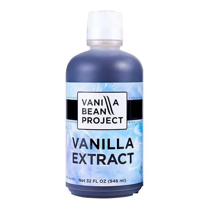 Pure Vanilla Extract | Cooking and Baking Necessity | Vanilla Bean Project | 1 Quart, 32 Ounces