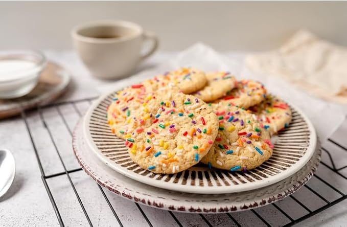 A Great Surprise Rainbow Sprinkles - 2.2 Pounds - Bulk Rainbow Jimmies for Cookies - Birthday Cake for Ice Cream, Baking, Cupcakes, Donuts